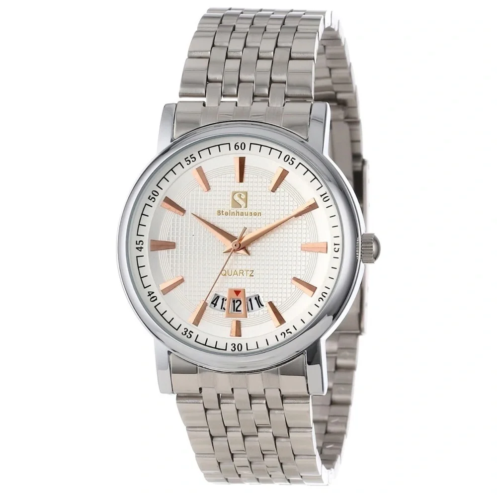 STEINHAUSEN | Men's TW8521SWM Grid Elite Quartz with Date Watch